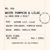 No. 009 | White Pumpkin & Lilac ✦ Autumn Collection
