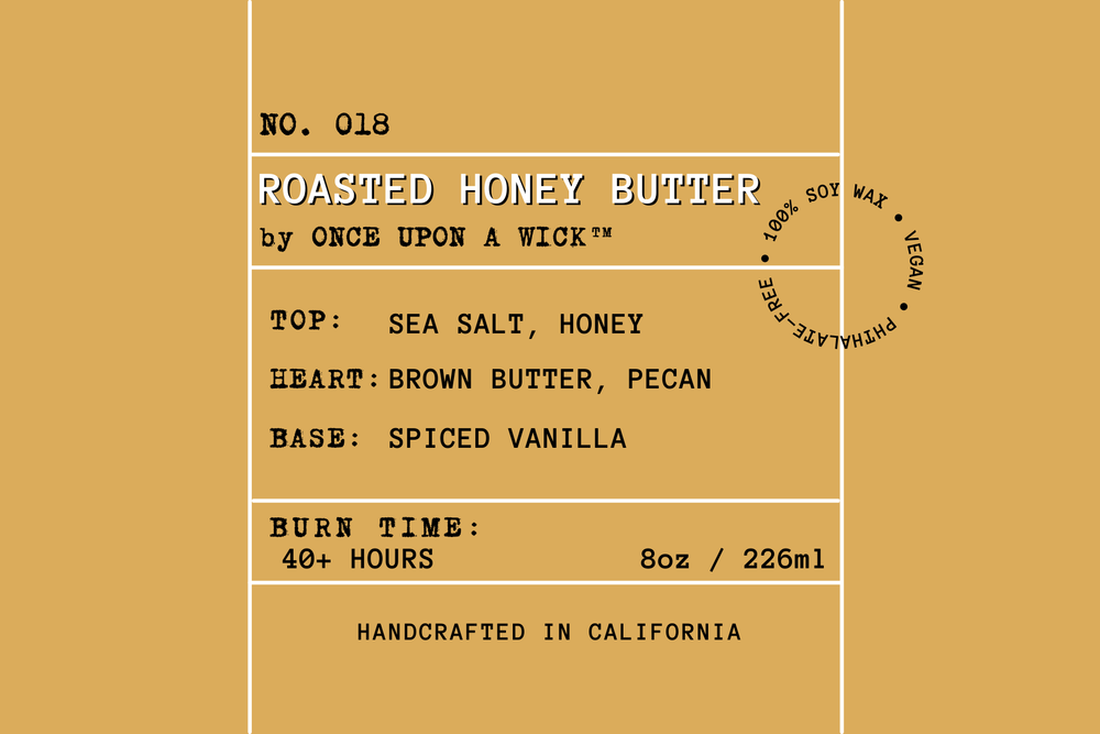 No. 018 | Roasted Honey Butter ✦ Autumn Collection